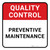 Quality Control: Preventive Maintenance Square - Floor Sign