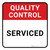 Quality Control: Serviced Square - Floor Sign
