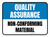 Quality Assurance: Non-Conforming Material Rectangular - Floor Sign