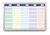 Weekly Calendar with Color Whiteboard