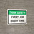 Think Safety: Every Job Every Time Landscape - Wall Sign