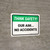 Think Safety: Our Aim No Accidents Landscape - Wall Sign