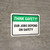 Think Safety: Our Jobs Depend On Safety Landscape - Wall Sign