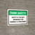Think Safety: Safety Is The Best Insurance For Yourself And Your Family Landscape - Wall Sign