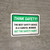 Think Safety: The Best Safety Device Is A Careful Worker, Get The Safety Habit Landscape - Wall Sign