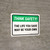 Think Safety: The Life You Save May Be Your Own Landscape - Wall Sign