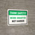 Think Safety: Work Smarter Not Harder Landscape - Wall Sign