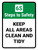 6S Steps To Safety: Keep All Areas Clean And Tidy Portrait - Wall Sign