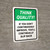 Think Quality: If You Don't Continuously Improve Portrait - Wall Sign