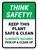 Think Safety: Eliminate Hazard Keep This Plant Safe And Clean Portrait - Wall Sign
