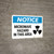 Notice: Microwave Hazard in This Area - Wall Sign