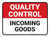 Quality Control: Incoming Goods V2 Rectangular - Floor Sign