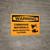 Warning: Corrosive Protective Clothing - Wall Sign