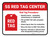 5S Red Tag Center V2 Rectangle - Floor Sign