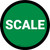 5S Scale Green Circular - Floor Sign