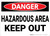 Danger: Hazardous Area Keep Out - Wall Sign