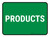5S Products Green Rectangle - Floor Sign