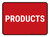 5S Products Red Rectangle - Floor Sign