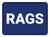 5S Rags Blue Rectangle - Floor Sign