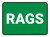 5S Rags Green Rectangle - Floor Sign