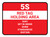 5S Red Tag Holding Area Rectangle - Floor Sign