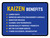 Kaizen Benefits Landscape - Wall Sign