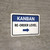 Kanban Re-order level Right Arrow Landscape - Wall Sign