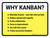 Why Kanban Landscape - Wall Sign