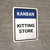 Kanban Kitting store Portrait - Wall Sign