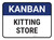 Kanban Kitting store Rectangle - Floor Sign