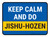 Do Jishu Hozen Rectangle - Floor Sign