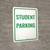 Student Parking Portrait - Wall Sign