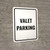 Valet Parking Portrait - Wall Sign