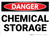 Danger: Chemical Storage - Wall Sign