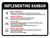 Implementing Kanban Landscape - Wall Sign