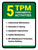 5 TPM Fundamental Activities Portrait - Wall Sign