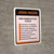Jishu Hozen Implementation Steps Portrait - Wall Sign