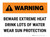 Warning Beware Extreme Heat Rectangle - Floor Sign