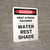 Danger: Heat Stress Hazards Water Rest Shade Portrait - Wall Sign