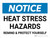 Notice: Heat Stress Hazards Landscape - Wall Sign