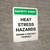 Safety First: Heat Stress Hazards Portrait - Wall Sign
