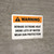 Warning: Beware Extreme Heat Landscape - Wall Sign