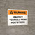 Warning: Protect Yourself From Heat Stress Landscape - Wall Sign