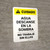 Caution: Water Rest Shade Don't Work Without Them Spanish Portrait - Wall Sign