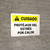 Caution: Protect Yourself From Heat Stress Spanish Landscape - Wall Sign