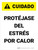 Caution: Protect Yourself From Heat Stress Spanish Portrait - Wall Sign