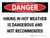 Danger: Hiking In Hot Weather Is Dangerous Landscape - Wall Sign