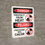 Danger: Protect From Heat Bilingual Spanish Portrait - Wall Sign