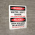 Danger: Water Rest Shade Don't Work Without Them Bilingual Spanish Portrait - Wall Sign