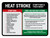 Heat Stroke Symptoms And Treatment Landscape - Wall Sign